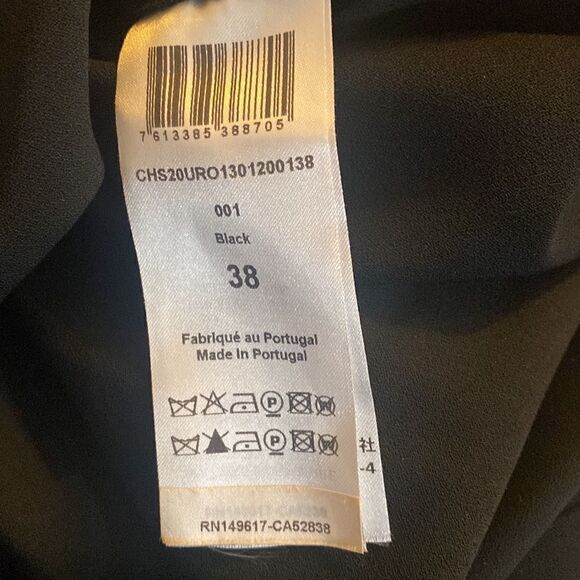 See by Chloé NWT Riverside Tie Sleeve Mini Dress Black Size 8 $365 - Picture 4 of 4